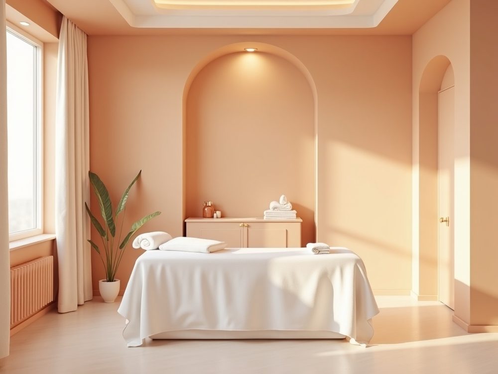 Calm, private treatment room at Get Body Sculpted